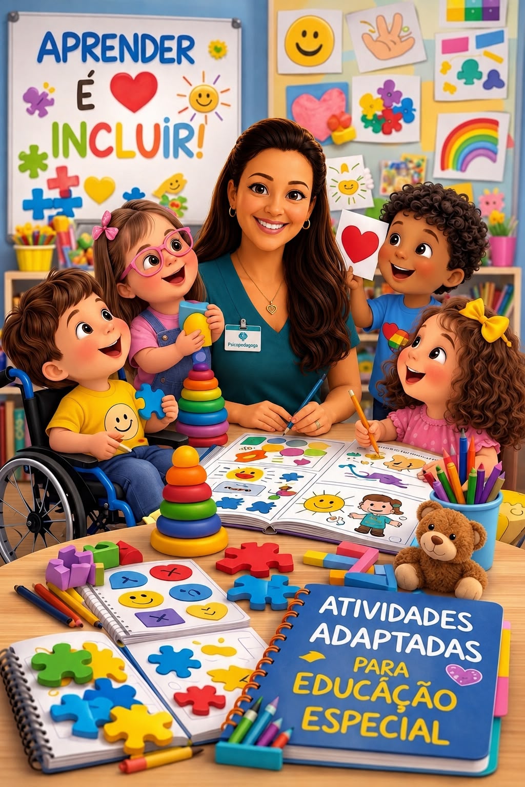 Elaine Costa Santiago no atendimento psicopedagógico